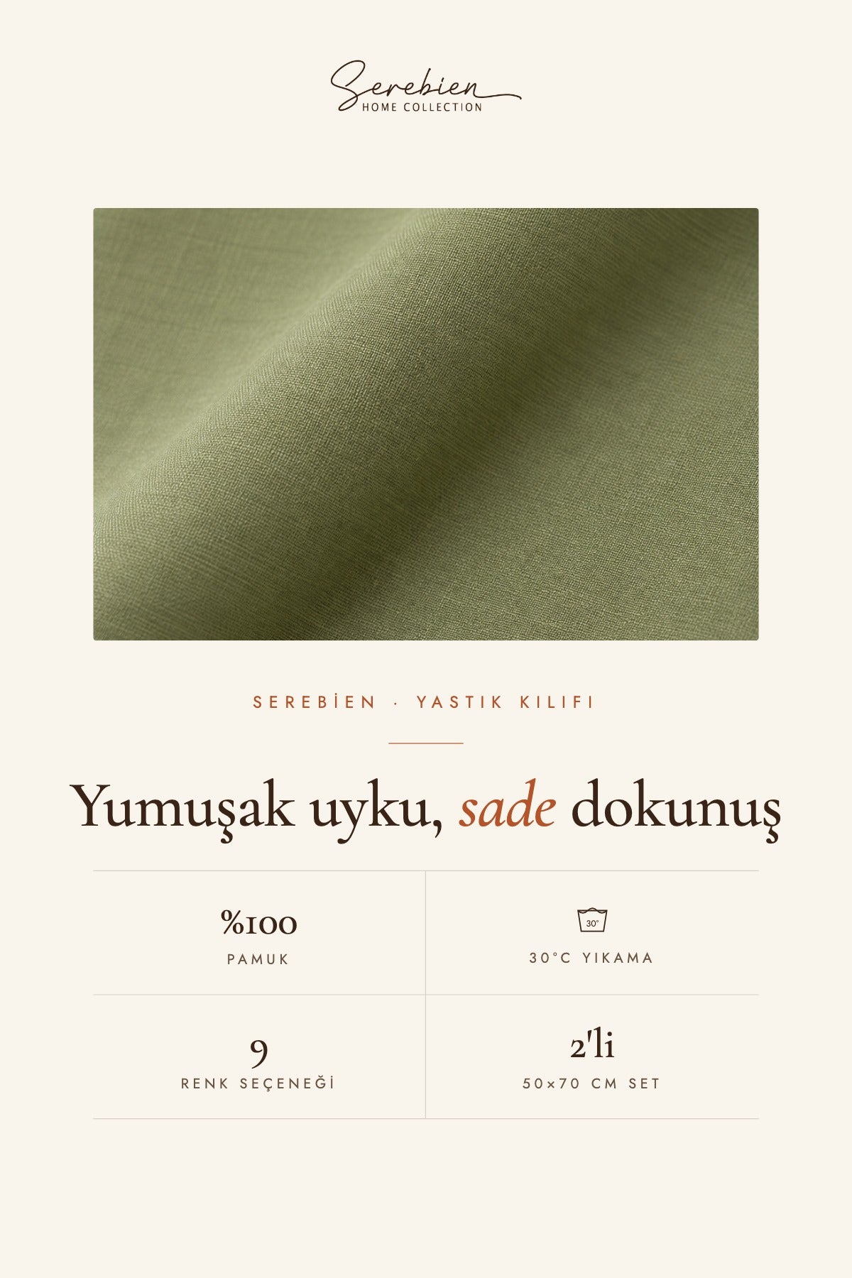 Yastık kılıfı kumaş ve bakım bilgisi