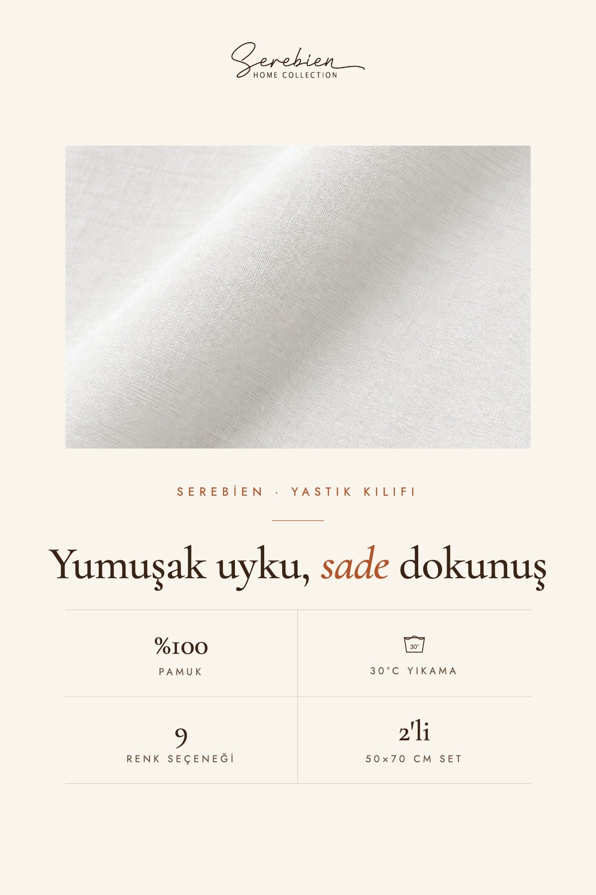 Yastık kılıfı kumaş ve bakım bilgisi