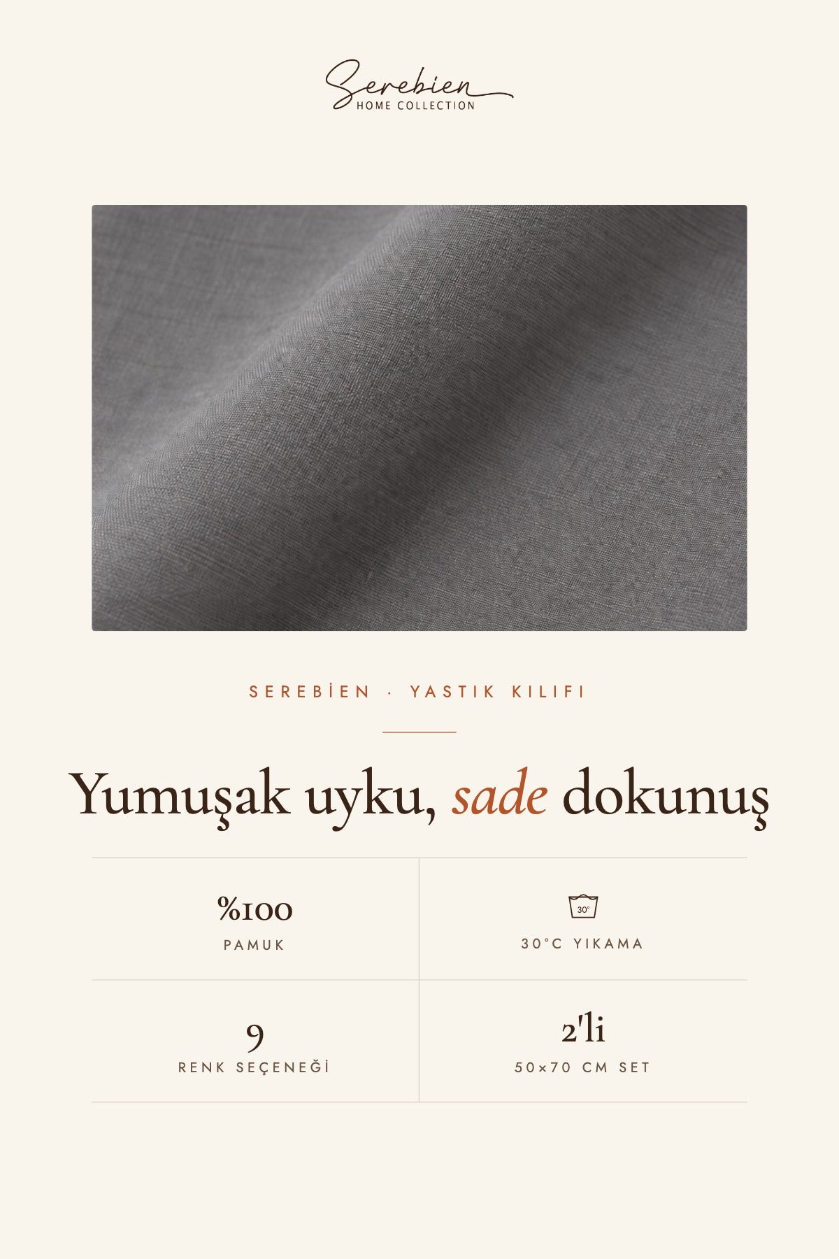 Yastık kılıfı kumaş ve bakım bilgisi
