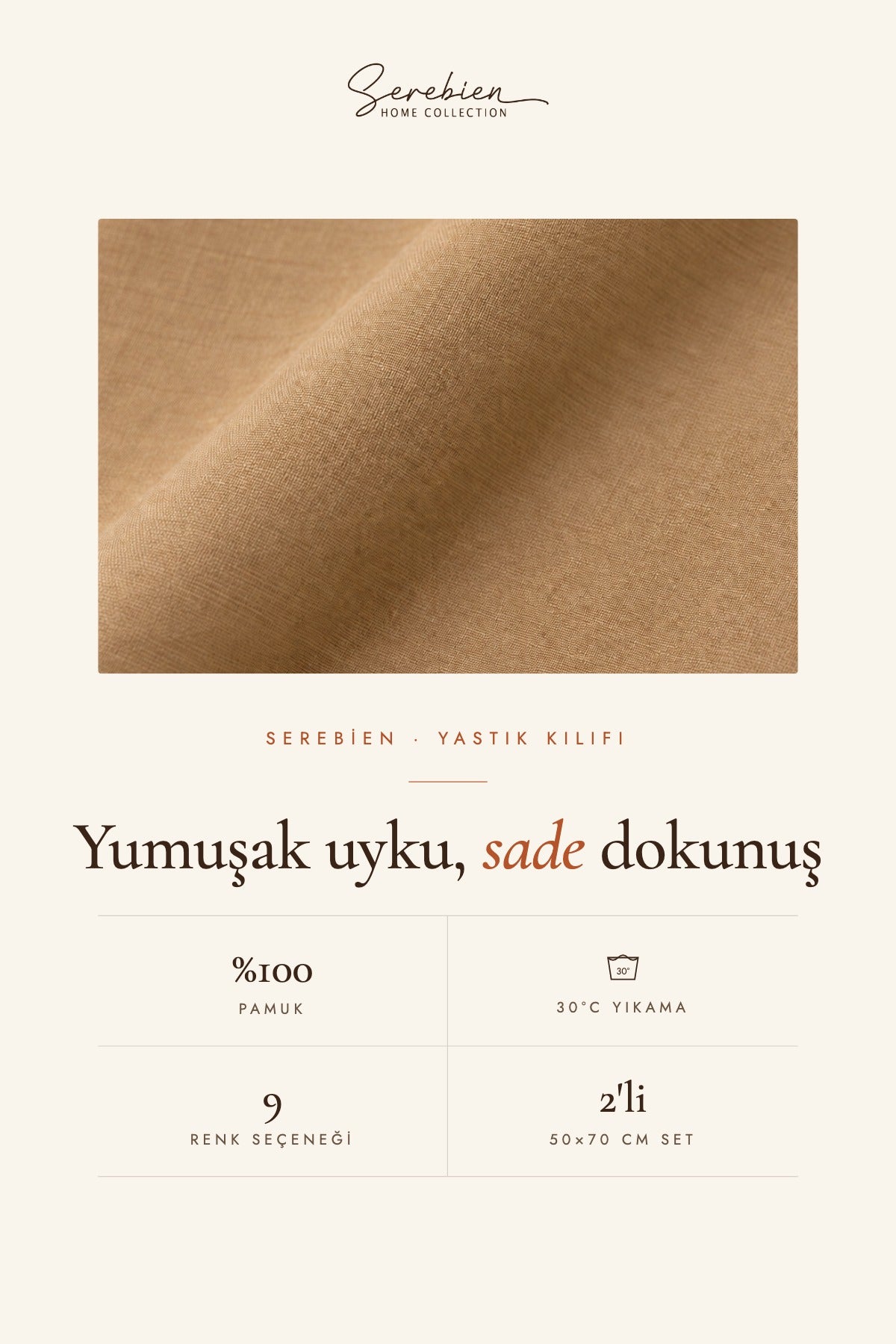 Yastık kılıfı kumaş ve bakım bilgisi